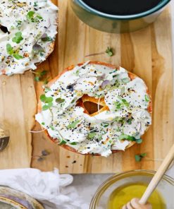 Bagel With Cream Cheese And Honey Diamond Painting