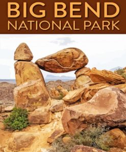 Big Bend National Park Balanced Rock Texas Diamond Painting