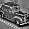 Black And White Humber Car Diamond Painting