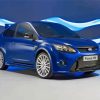 Blue Ford Focus RS Car Diamond Painting