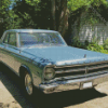 Blue Plymouth Belvedere Car Diamond Painting