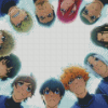 Blue Lock Anime Football Players Diamond Painting