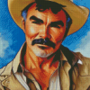 Burt Reynolds Cowboy Hat Diamond Painting