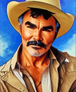 Burt Reynolds Cowboy Hat Diamond Painting