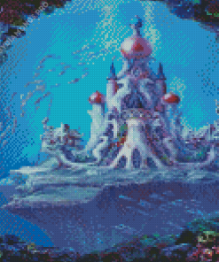 Castle Under The Sea Art Diamond Painting