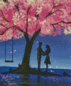 Cherry Blossom Romantic Diamond Painting