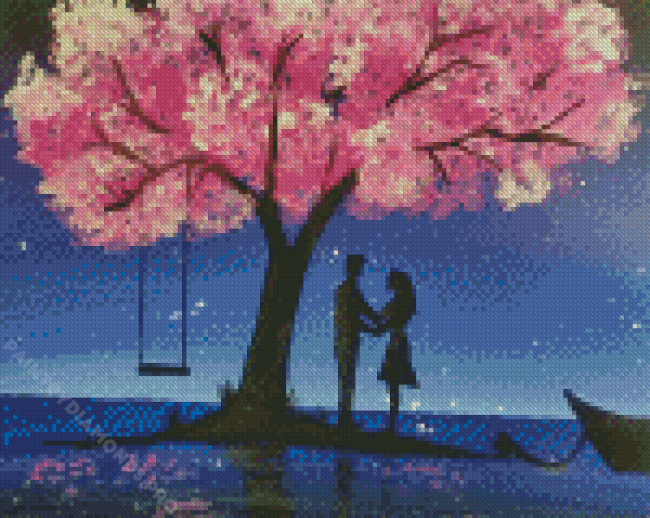 Cherry Blossom Romantic Diamond Painting