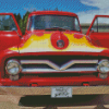 Classic 1955 Ford Pickup Truck Diamond Painting