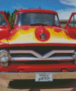 Classic 1955 Ford Pickup Truck Diamond Painting