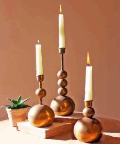 Classic Candle Holders Diamond Painting