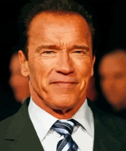 Classy Arnold Schwarzenegger Diamond Painting