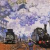 Claude Monet Arrival At Saint Lazare Station Diamond Painting