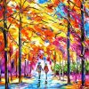 Couple Colorful Park Diamond Painting