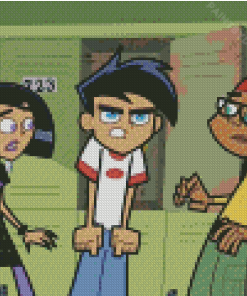 Danny Phantom And His Friends Diamond Painting