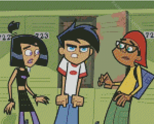 Danny Phantom And His Friends Diamond Painting