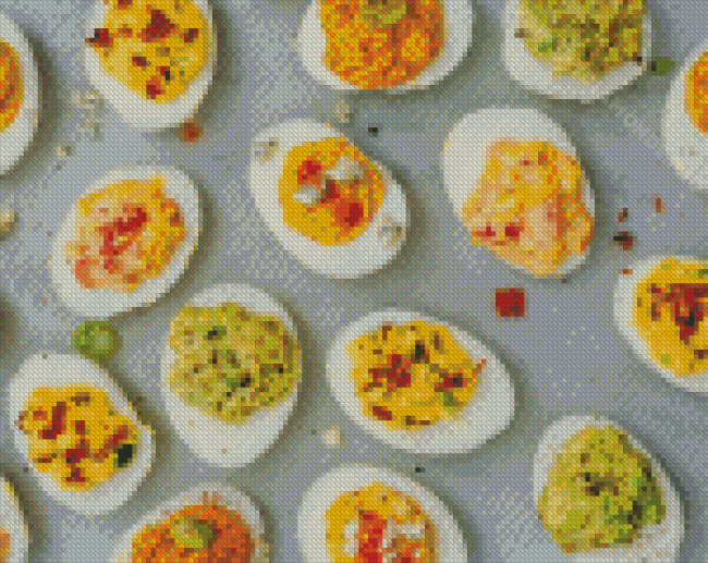 Deviled Eggs Diamond Painting