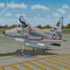 Douglas A4 Skyhawk Attack Aircraft Art Diamond Painting