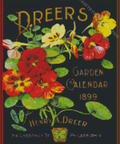 Dreers Garden Calendar 1899 Diamond Painting