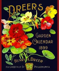 Dreers Garden Calendar 1899 Diamond Painting