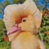 Duck And Flowers Diamond Painting