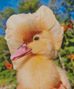 Duck And Flowers Diamond Painting