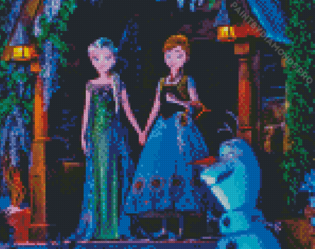 Epcot Frozen Ever After Diamond Painting