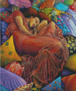 Flaming June Diamond Painting