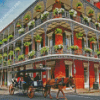 French Quarter New Orleans Building Diamond Painting