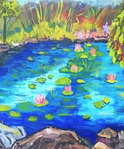 Garden Pond Diamond Painting