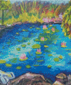 Garden Pond Diamond Painting