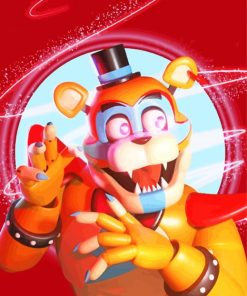 Glamrock Freddy Five Nights At Freddys Diamond Painting