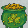 Gold Pot Diamond Painting