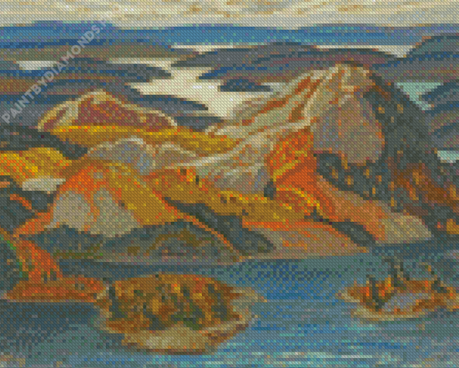 Grace Lake By Franklin Carmichael Diamond Painting