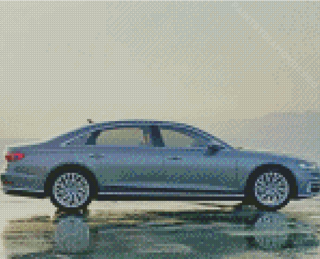 Grey Audi A8 Diamond Painting