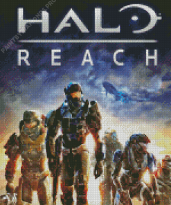 Halo Reach Video Game Poster Diamond Painting