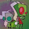 Invader Zim Diamond Painting