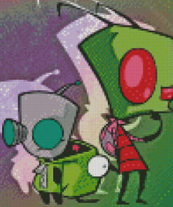 Invader Zim Diamond Painting