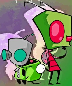 Invader Zim Diamond Painting