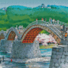 Kintai Bridge Diamond Painting