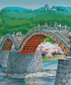 Kintai Bridge Diamond Painting