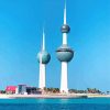 Kuwait Towers In Kuwait City Diamond Painting