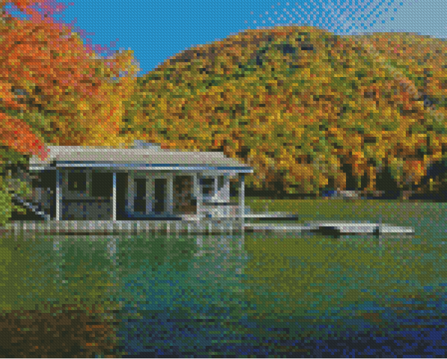 Lake Burton Diamond Painting