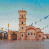 Larnaca City Church Diamond Painting