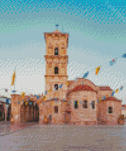 Larnaca City Church Diamond Painting