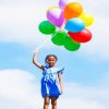 Little Black Girl With Balloon Diamond Painting