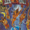 Los Angeles Lakers legends Diamond Painting