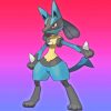 Lucario Pokemon Diamond Painting