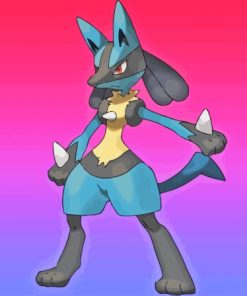 Lucario Pokemon Diamond Painting