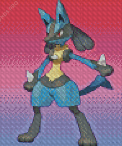 Lucario Pokemon Diamond Painting