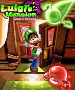 Luigis Mansion Dark Moon Game Diamond Painting